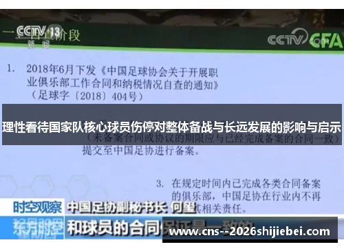 理性看待国家队核心球员伤停对整体备战与长远发展的影响与启示 理性看待国家队核心球员伤停对整体备战与长远发展的影响与启示