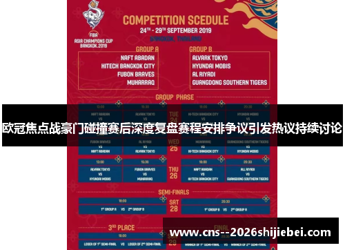 欧冠焦点战豪门碰撞赛后深度复盘赛程安排争议引发热议持续讨论 欧冠焦点战豪门碰撞赛后深度复盘赛程安排争议引发热议持续讨论